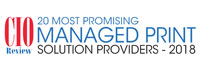 Top 20 Managed Print Solution Companies - 2018